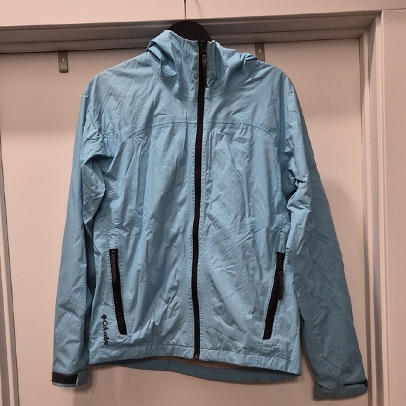 Columbia Other - Columbia Sky Blue Hooded Jacket